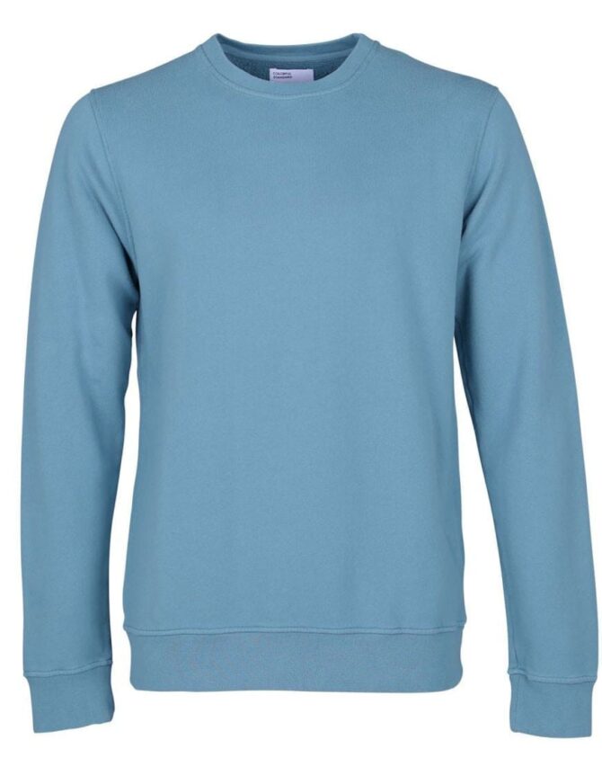 Classic Organic Crew Stone Blue