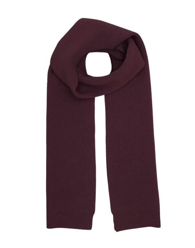 Colorful Standard Merino Wool Scarf Oxblood Red