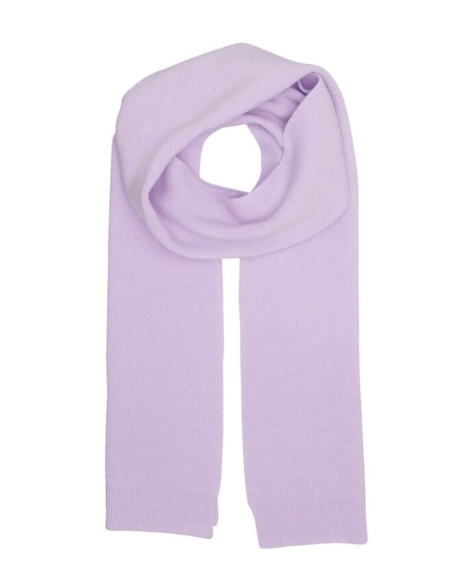 Colorful Standard Merino Wool Scarf Soft Lavender