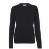 Naiste Merino Wool Crew Deep Black