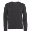 classic merino wool crew lava grey