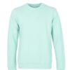 Colorful Standard Classic Organic Crew Light Aqua. Sustainable men's and women's sweatshirts.