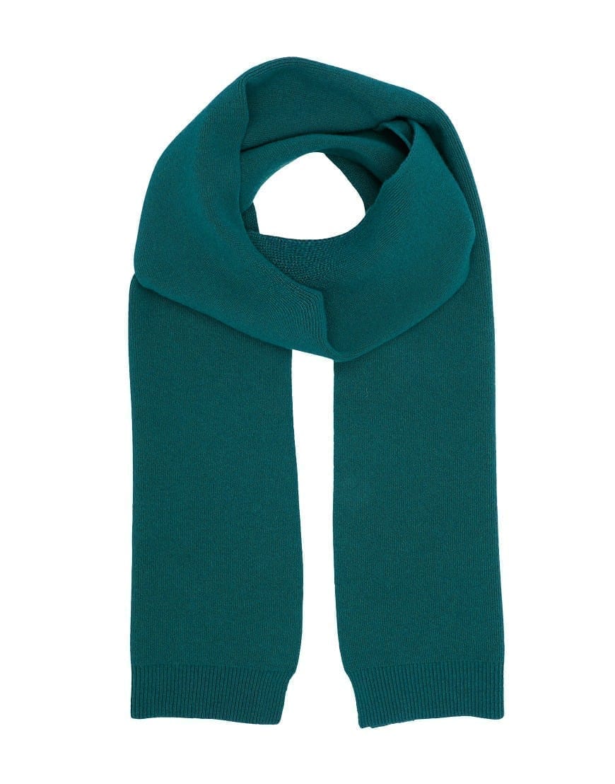 Colorful Standard Merino Wool Scarf Ocean Green