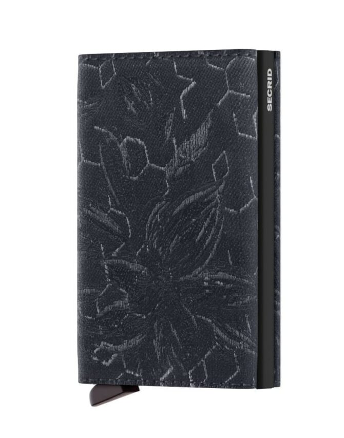 Slimwallet Jacquard Magnolia Navy | Secrid wallets & card holders