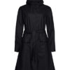 Rains 18130-01 Curve Long Jacket Black Vihmamantel Women Outerwear Rain jackets