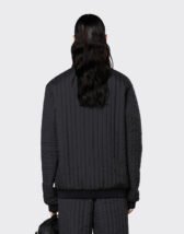 Rains 18300-01 Liner High Neck Jacket Black Jakk Mehed Naised Ülerõivad Ülerõivad Kevad-sügis joped Kevad- ja sügisjoped