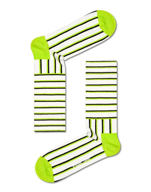 Happy Socks Blocked Stripe Neon Socks BSS01-1300 Socks