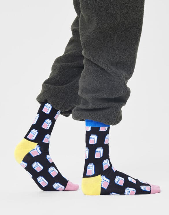 Happy Socks Milk Black Sokid Sokid