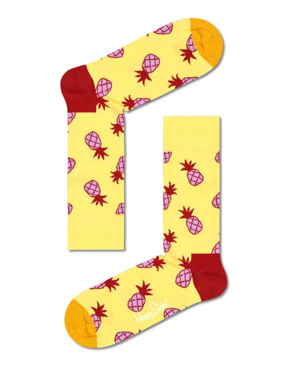 Happy Socks Pineapple Yellow Socks PNA01-2200 Socks