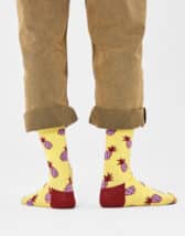 Happy Socks Pineapple Yellow Sokid Sokid