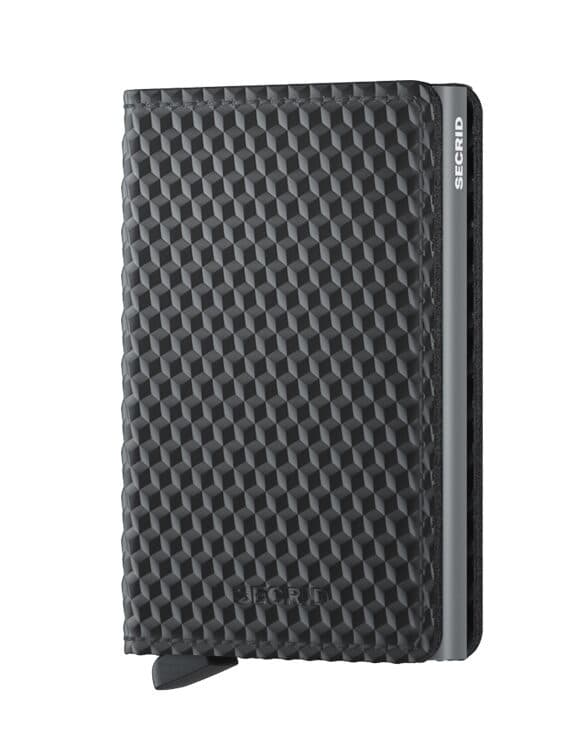 Secrid Accessories Wallets & cardholders Slimwallets Slimwallet Cubic Black-Titanium SCu-Black-Titanium