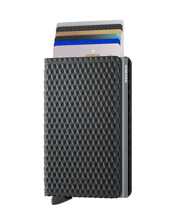 Slimwallet Cubic Black-Titanium | Secrid wallets & card holders