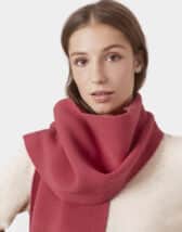 brand1} Accessories Scarves Merino Wool Scarf Scarlet Red CS5082