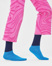 Happy Socks I Am Blocked Blue Socks IMB01-6500 Socks Fall/Winter 2022