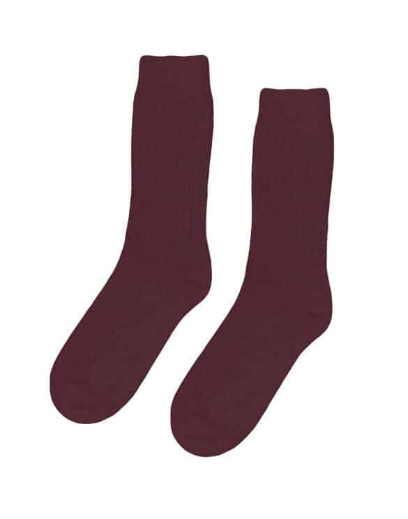 Colorful Standard Accessories Socks  CS6003-Oxblood Red