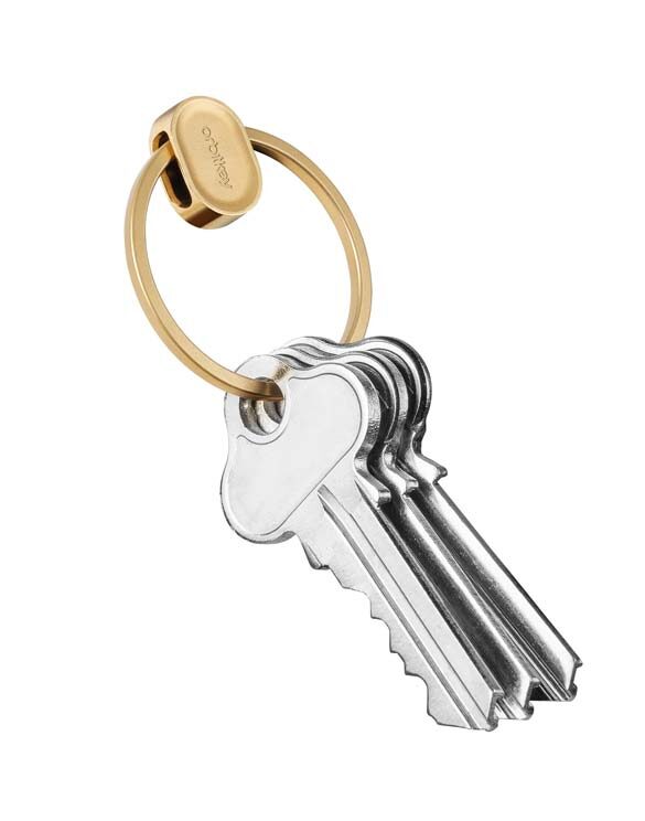 Orbitkey Keychains Ring V2 Yellow Gold PRN2-YGD-102