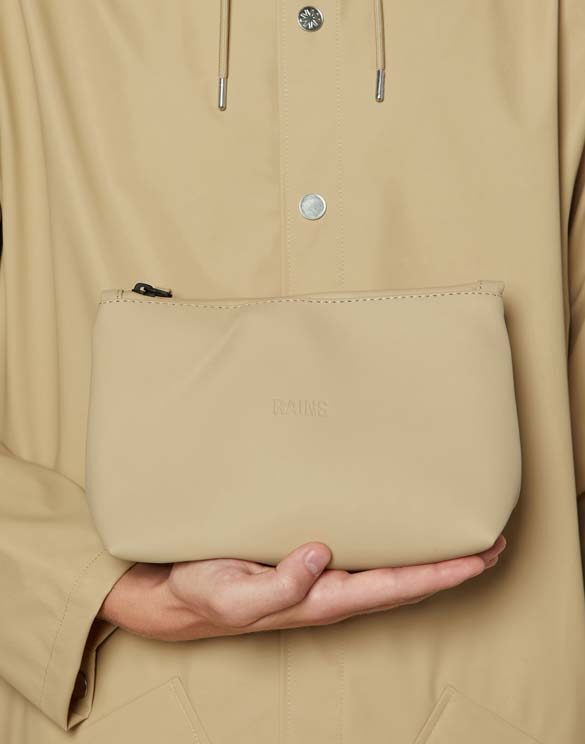 Rains 15600 Cosmetic Bag Sand Kosmeetikakott Aksessuaarid Kotid Kosmeetikakotid