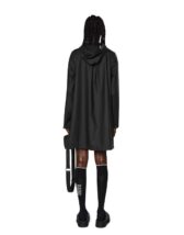 Rains 18050-01 Black A-line W Jacket Black  Women   Outerwear  Rain jackets