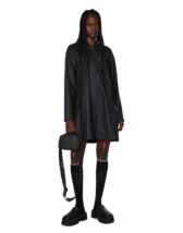 Rains 18050-01 Black A-line W Jacket Black  Women   Outerwear  Rain jackets