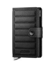 Secrid Accessories Wallets & cardholders Miniwallets Premium Miniwallet Emboss Lines Black MEl-Black