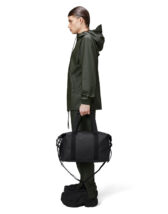 Rains 14220-01 Black Hilo Weekend Bag Small Black Accessories Bags Gym and travel bags