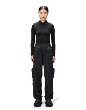 Rains 18270-01 Black Kano Pants Regular Black Püksid Mehed Naised Püksid Püksid Pikad püksid