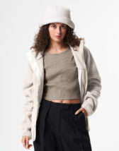 Pinqponq  Fleece Jacket Women Cliff Beige PPC-FLW-001-70059