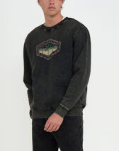 Deus Ex Machina Men Sweaters & hoodies Wavepool Acid Crew Anthracite DMF238081-Anthracite