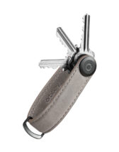 Orbitkey Keychains Crazy Horse Leather Key Organiser Driftwood KCH2-DFW-101