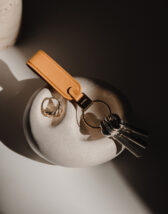Orbitkey Võtmehoidjad Loop Leather Orange Võtmehoidja PLK1-OGE-101