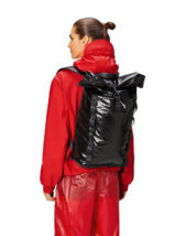 Rains 14770-01 Black Sibu Rolltop Rucksack Black Accessories Bags Backpacks