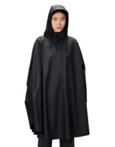 Rains 18800-84 Black Grain Cape Black Grain Vihmakeep Mehed Naised Ülerõivad  Vihmajakid