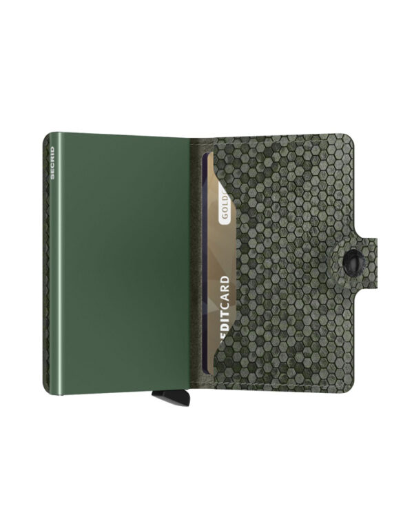 Secrid Accessories Wallets & cardholders Miniwallets Miniwallet Hexagon Green MHe-Green