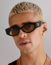 Le Specs Accessories Glasses Body Bumpin II Black/Olive Mono Sunglasses LSP2452455