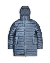 Rains 15900-36 Bay Lohja Long Puffer Jacket Bay Men Women  Outerwear Outerwear Spring and autumn jackets Spring and autumn jackets