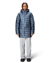 Rains 15900-36 Bay Lohja Long Puffer Jacket Bay Men Women  Outerwear Outerwear Spring and autumn jackets Spring and autumn jackets