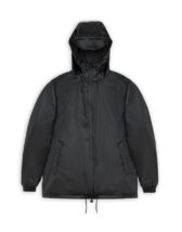 Rains 18370-84 Black Grain Storm Breaker Black Grain Men Women  Outerwear Outerwear Rain jackets Rain jackets