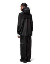 Rains 18370-84 Black Grain Storm Breaker Black Grain Men Women  Outerwear Outerwear Rain jackets Rain jackets