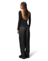 Rains 15980-01 Black Kauto Insulated Pants Regular Black Men Women  Pants Pants Long pants