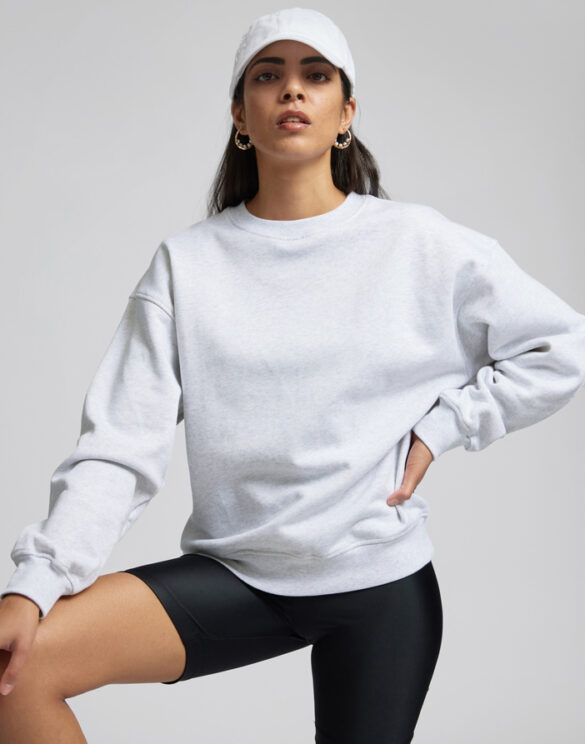 Colorful Standard Men Sweaters & hoodies Organic Oversized Crew Snow Melange CS1012-Snow Melange