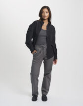 Colorful Standard Women Blouses and tops Organic Oversized Shirt Deep Black CS4005-Deep Black