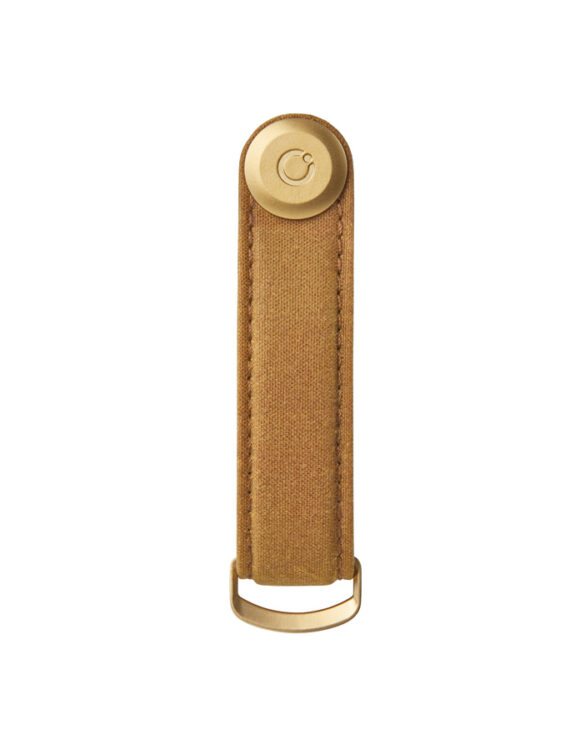 Orbitkey Võtmehoidjad Waxed Canvas Golden Sand Võtmehoidja KWC2-GSD-107