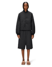 Rains 21760-01 Black Banja Liner Bomber W Jacket Black Women   Outerwear  Spring and autumn jackets