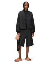 Rains 21760-01 Black Banja Liner Bomber W Jacket Black Women   Outerwear  Spring and autumn jackets