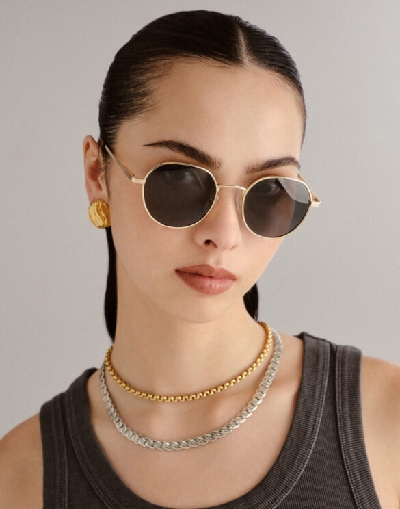Le Specs Accessories Glasses Odyssey Gold Khaki Sunglasses LSP2552129