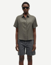 Samsøe Samsøe Women Blouses and tops Mina Ss Shirt Beluga F21200143-Beluga