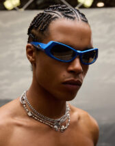 Le Specs LSP2552101 Spaceman Galactic Cobalt Päikeseprillid Aksessuaarid Prillid Päikeseprillid