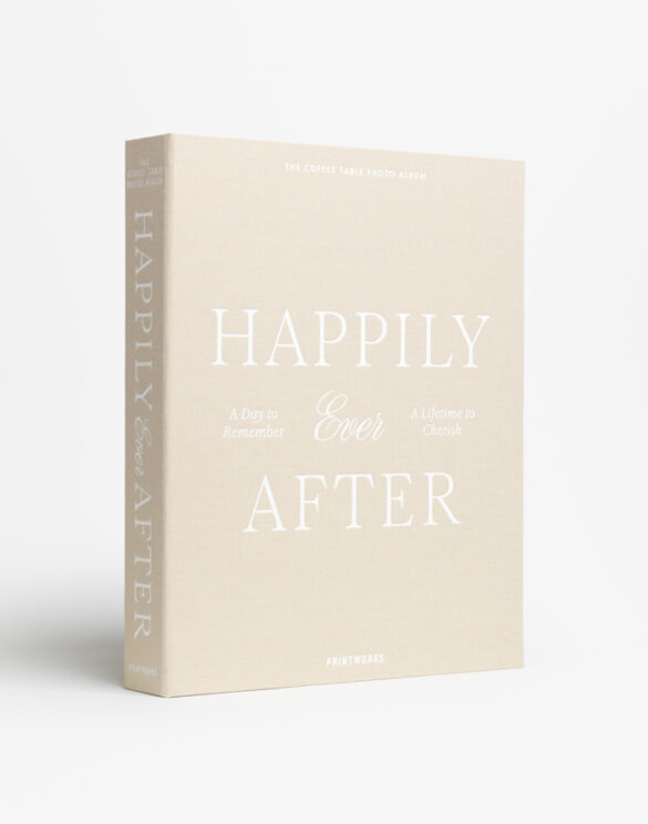 Printworks HomePhoto Albums Wedding Album - Happily Ever After Beige PW00727