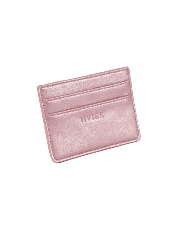 Hvisk Accessories Wallets & cardholders Card holders Cardholder Shiny Structure Rouge Pink 2502-010-010400
