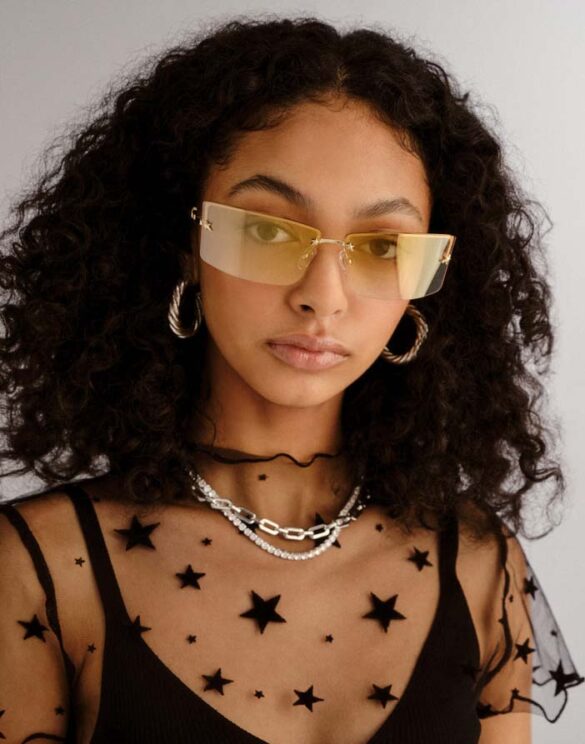 Le Specs LSP2552109 Alien Gold Sunglasses Accessories Glasses Sunglasses